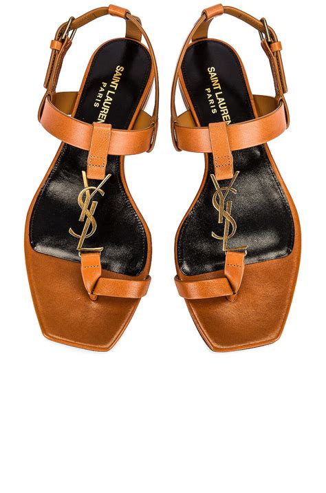 saint laurent flat sandals